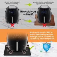 Foreign resistant to Calor para freidora de Aire, 2 piezas de Cocina protector de Calor con función de deslizamiento de eléctricos para freidora de Aire, Cafetera, microonda - details 3