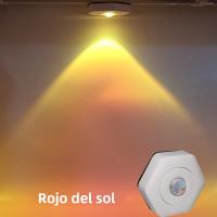 Lámpara De Escritorio Magnética Colgante En Color LED Para Armario Y Ambiente Luz De Noche Sin Baterías Incluidas Forma Estelar - details 8