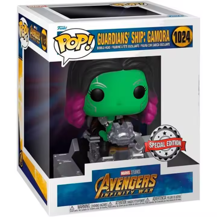 Figura POP Marvel Avengers Infinity War Guardians Ship Gamora ExclusiveFigura  Coleccionable - Idea de Regalo- Mercancia Oficial - Juguetes para Niños y Adultos - Movies Fans - Muñeco para Coleccionistas y Exposición - 1