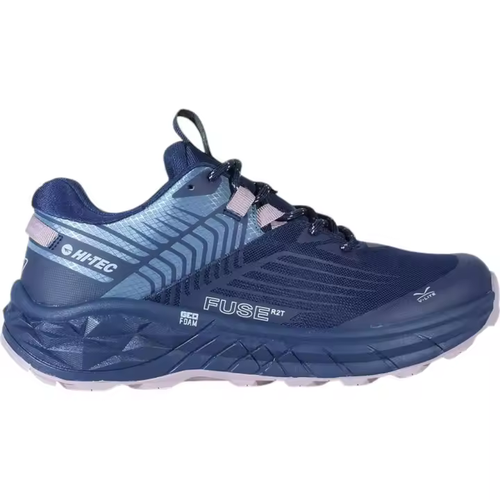 Zapatillas Hi-Tec Geo Fuse Trail Low Azul Marino Rosa O090153-005 Running Trail Mujer - 1