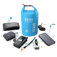 Bolsa Seca Impermeable De PVC Para Deportes Al Aire Libre Y Natación Plegable Bolsa De Almacenamiento Para Playa Y Rafting En Río Y Oceán Unisex Tamaños 2L/3L/5L/10L/15L - details 2