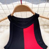 Vestido De Mujer YuooMuoo Elegante Rib Knit Verano Cintura Delgada Bandage Vestido De Pencil Oficina Lady Sin Mangas Bodycon Suéter Vestido - details 6