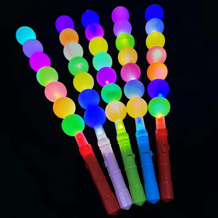 10pcs Barras De Luz LED Para Fiesta Glowing Sticks De Calabaza Dulce Haws Para Bodas Y Fiestas Nocturnas Accesorios De Luces Fluorescentes - 1