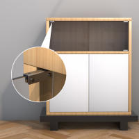 Juego De Bisagras De Puerta De Vidrio En Acero Inoxidable Resistente Al Rusticidad Para Perilla De Rotación En Esquina - details 10