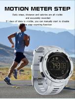 Reloj Deportivo Para Hombre SANDA Con Pedometro Calorías Resistente Al Agua 50M LED Digital Militar Relogio Masculino 2145 - details 2
