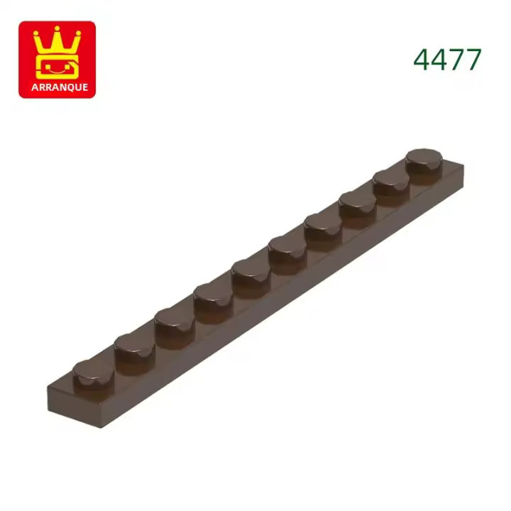 Wange 61Pcs Accesorios De Bloques Finos 1x10 Compatible Con Bloques De Construcción Para Niños Caja De Regalo De Juguetes De Plástico ABS Para Edad 6-12 Años Unisex - 1