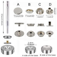 Kit De 103 Piezas Con Cierre De Hebilla En Acero Inoxidable Y Lona Herramientas Para Costura En Cuero Y Tienda Usada Para Cubierta De Barco - details 1