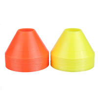 10pcs Conos De Entrenamiento De Fútbol 8cm Con Logo Cesta De Logos Accesorios Deportivos Material PE No Inflables - details 5