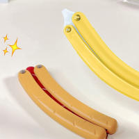 Modelo De Cuchillo 3D Imprimible Con Diseño De Hot Dog Mariposa Plátano Y Radicchio Juguete De Descompresión Para Estudiantes Regalo - details 1