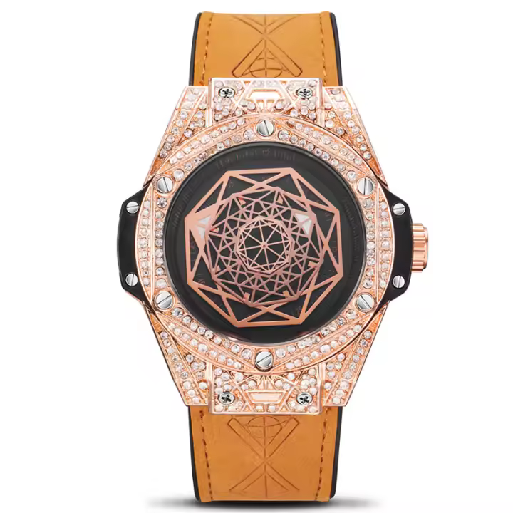 Smartwatches Relojes Hombre Reloj Mecánico Automático con Correa de Resina Luminoso Casual Impermeable - 1