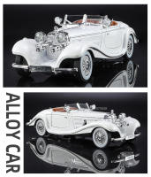 Modelo De Coche De Aleación De Zinc Vintage 1/24 Con Sonido Y Luz Juguete De Simulación Para Niños Colección De Regalo De Cumpleaños Tamaño Ajustable - details 10