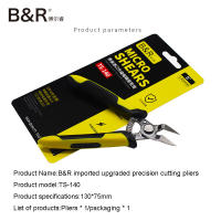 Alicates De Corte Diagonal B&R TS-140 De 5 Pulgadas Herramienta De Reparación De Mano De Alta Dureza Para Cable Y Alambre - details 3