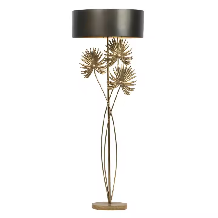 Lámpara de Pie Adda Home Dorada 60x60x165,5 Cm - Diseño Moderno y Elegante - 1