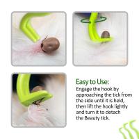 Aguja Para Extraer Pulgas Y Pulgas Para Perros Y Gatos Herramienta De Eliminación De Pulgas Y Gusanos Accesorio Para Mascotas Extractor De Piojos Plástico - details 4