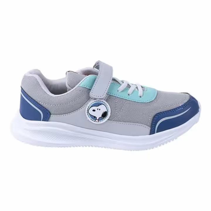 Zapatillas Deportivas Infantiles Snoopy Gris - 1