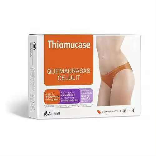 Almirall Thiomucase Celulitis Quemagrasas 30 comprimidos - 1
