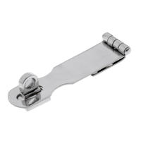Cerradura De Acero Inoxidable Con Ojo Giratorio Hasp Para Puertas De Armarios Y Baberos De Barco Tamaño 92mm/3.6 Pulgadas Color Plateado - details 0