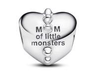PANDORA Moments 793768 C01 - Abalorio de Plata de Ley con circonitas, compatible con plumas Moments, 8,9x10,2x10,9mm, Plata de Ley, Circonita cúbica, viene con El original embalaje de Caja de Giunte. - details 0