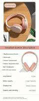 Auriculares Deportivos HIFI Estéreo Con Micrófono Y TF/AUX Para Reproductor Musical Bluetooth Inalámbrico over Ear - details 14