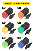 HIFESON Herramienta De Rivetado Manual Para Autos Nuts De Ranura M3/M4/M5/M6/M8/M10 Herramienta De Ranura De Tubo Para DIY En Casa - details 16