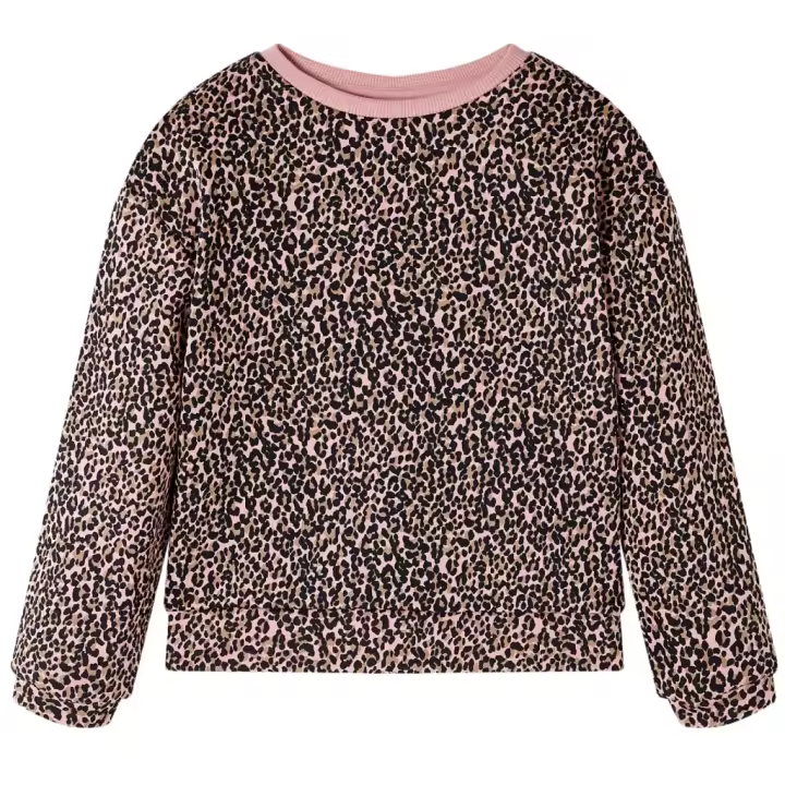Sudadera infantil rosa medio 116 - 1