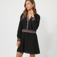 Vestido LA MORENA con falda de vuelo y detalles bordados - LA-040899 - details 5