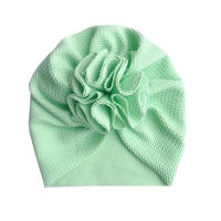 Turbante Para Bebé Niña Bonnet De Cabeza Suave Con Flor Lindo Sombrero Ajustable Para Niños Recién Nacidos Foto Hat Polyester - details 8