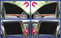 Cortina De Coche Magnética Para Niños Visera De Ventana Lateral Protectora Solar Y Aislante De Calor Cortina De Sombra Para Automóvil - details 6