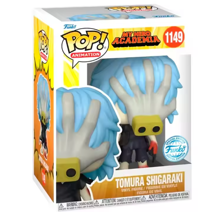 Funko Pop TOMURA SHIGARAKI My Hero Academia 1149 Pop! Animation Vinyl Figure Licencia 100% OFICIAL BOKU NO HERO Special Edition - 1