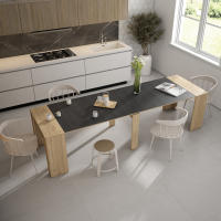 Skraut Home - Mesa Consola Extensible - Mesa Auxiliar - S III - 58/302x90x77cm - Práctica y Versátil - Estilo Moderno - Fácil Montaje - details 0
