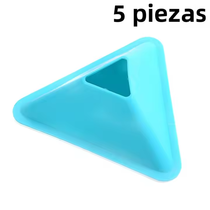 5PCS Conos De Entrenamiento De Fútbol Triángulos Para Práctica En Campo Deportivo Agilidad Equipamiento Portátil Para Niños Y Adultos - 1