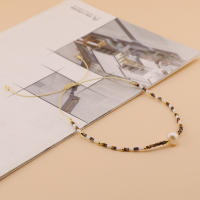 Pulsera Bohemia Minimalista Con Perlas De Agua Dulce Y Granos De Joyería Para Mujer Diseño Vintage De Amistad Para Verano En La Playa - details 3