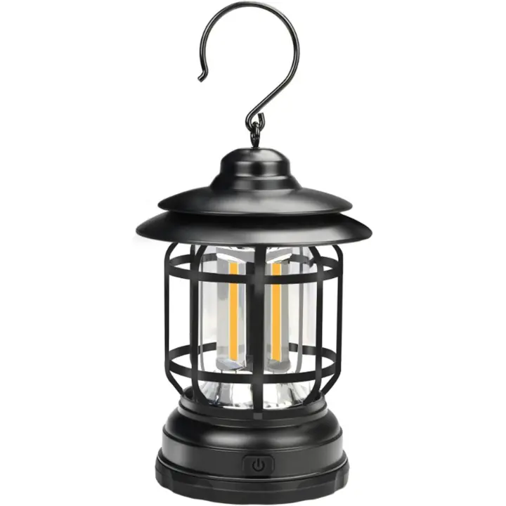 Farol de Camping Eléctrico | Lámpara COB-LED Portátil | Luz de Camping a Pilas - 1