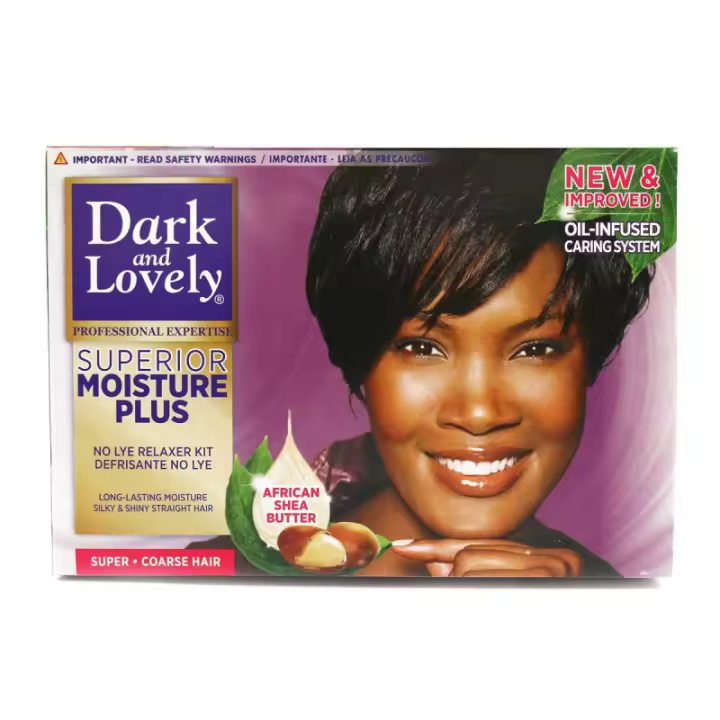 DARK & LOVELY NO LYE RELAXER KIT SUPERIOR MOISTURE PLUS- SUPER - 1