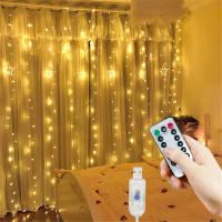 Luz De Cinta Festoon USB De Navidad Para Decoración Del Hogar Y Ramadán Guirnalda De Luces De Hadas Cortina Decorativa Para Año Nuevo - details 7