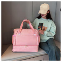 Bolsa De Gimnasio Grande Para Mujer Con Separador Seco Y Humedo Bolsa De Viaje Impermeable Con Bolsillo Para Zapatos Bolsa Deportiva De Yoga Portátil De Oxford - details 17