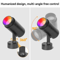 Resaltadores LED RGB Multicolor Con Posibilidad De Ajuste De Brillo Lámparas De Techo Para Ambiente Hogar Fiesta Boda Festivales Escenario Instalación En Foyer Material Aluminio Certificación CE CCC ROHS Garantía 1 Año - details 2