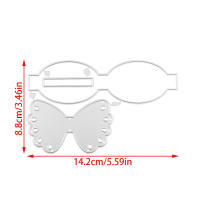 Molde De Corte De Metal Con Lazo Decorativo Para Scrapbooking Y Manualidades Tamaño Irregular Compatible Con Papel Y Cartón - details 13