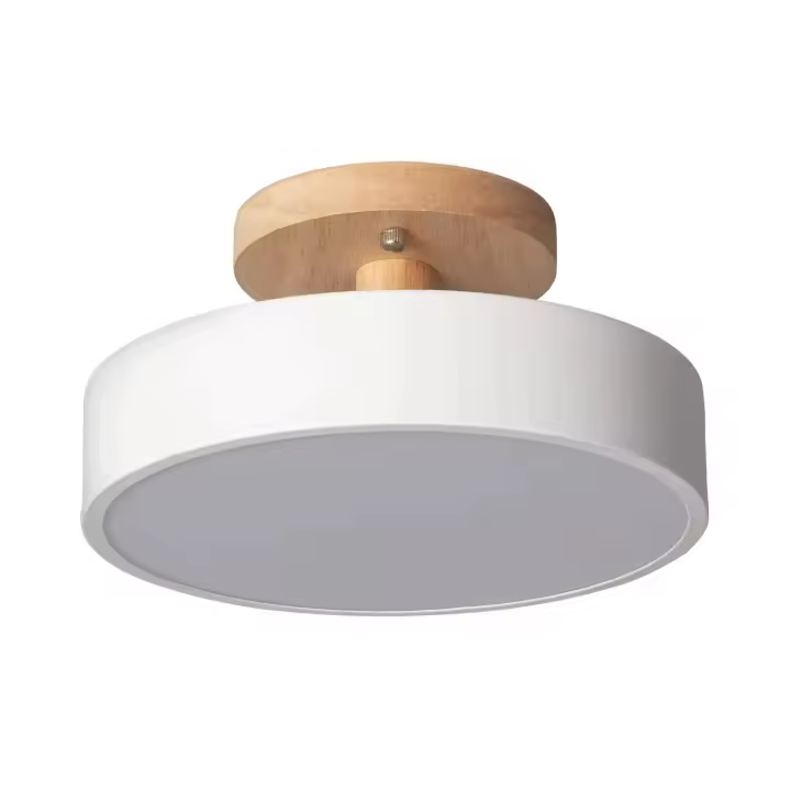 Ledkia Lámpara de Techo LED 12W Madera y Metal CCT Seleccionable Whisty - 1