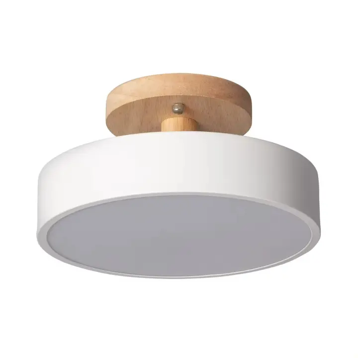 Ledkia Lámpara de Techo LED 12W Madera y Metal CCT Seleccionable Whisty - 1