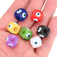 5pcs 12x14mm Mix Square Beads De Resina Con Agujero Grande Para Hacer Joyas Pulsera Llavero Cadena De Teléfono - details 3