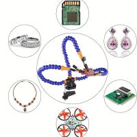 Tercera Mano De Soldadura Helping Hands Con Base De Pinza Para Tablero De Circuito PCB Brazos Flexibles Para Reparación De Placas Electrónicas - details 3