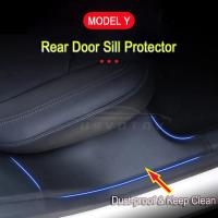 2pcs Guardabarros Traseros Para Tesla Model Y Protector De Panel Anti-Resbalón Funda De Pared Para Puerta Delantera Accesorios De Coche - details 0