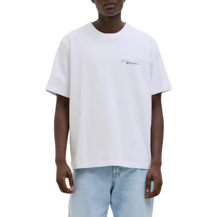 JORRETIRO BACK TEE SS CREW NECK SE25 Bright White - 1
