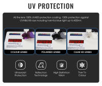 Gafas De Ciclismo SCVCN Para Hombres Y Mujeres Protección UV400 Gafas De Sol Para Montaña MTB Running Outdoor Con Lente HD Poliáctileno - details 15