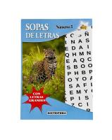 Sopas De Letras, 376 Sopas Pack De 4 Unidades Con Letra Grande Pasatiempos En Español Blanco Y Negro Distripubli - details 1