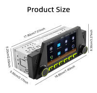 BQCC Radio De Coche 1 Din 4.7'' Con Android Auto Carplay RDS Botones Luzes Mirrorlink BT Dual USB Tipo-c Carga Estéreo In-Dash - details 18