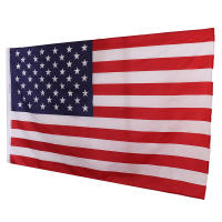 Bandera Estadounidense De 5x3FT Polyester Con Ganchos Para Decoración De Jardín Doble Penetración Tamaño 90x150 Cm - details 1
