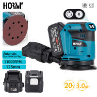 Hormy Polisihadora Cordless 125mm 3 Velocidades Regulables Herramienta De Cera Para Coche Reparación De Rasguños Conectada Al Aspirador - details 4