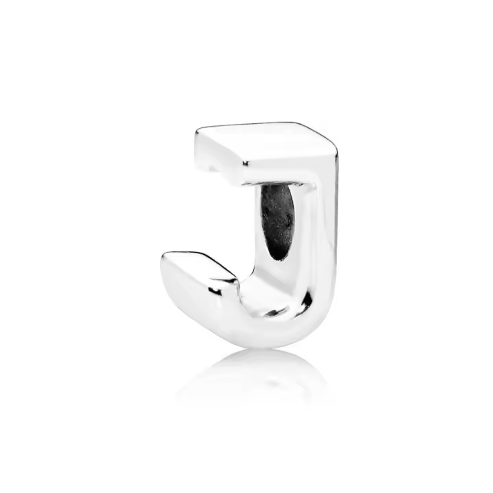 PANDORA Charm Plata Letra J - Joyería Mujer Personalizada - 1